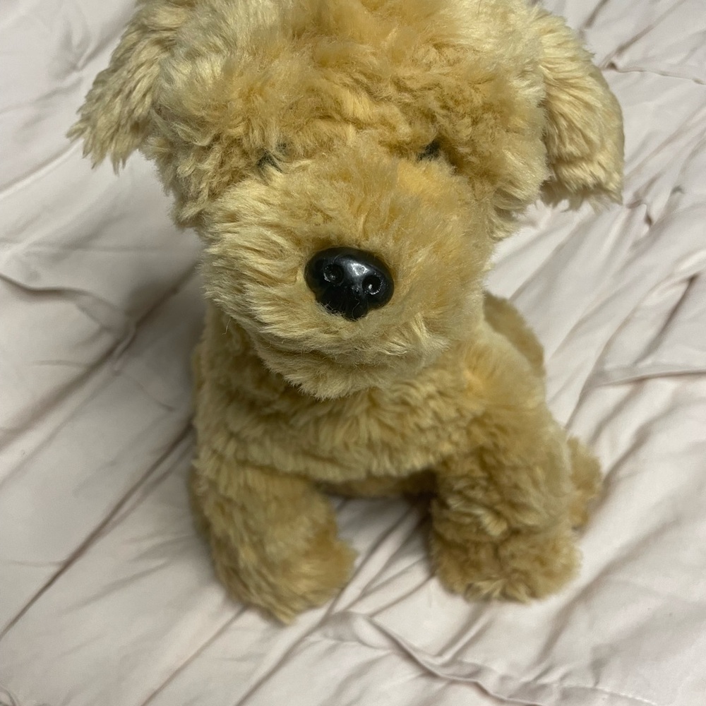 GANZ realistic Goldendoodle plush
